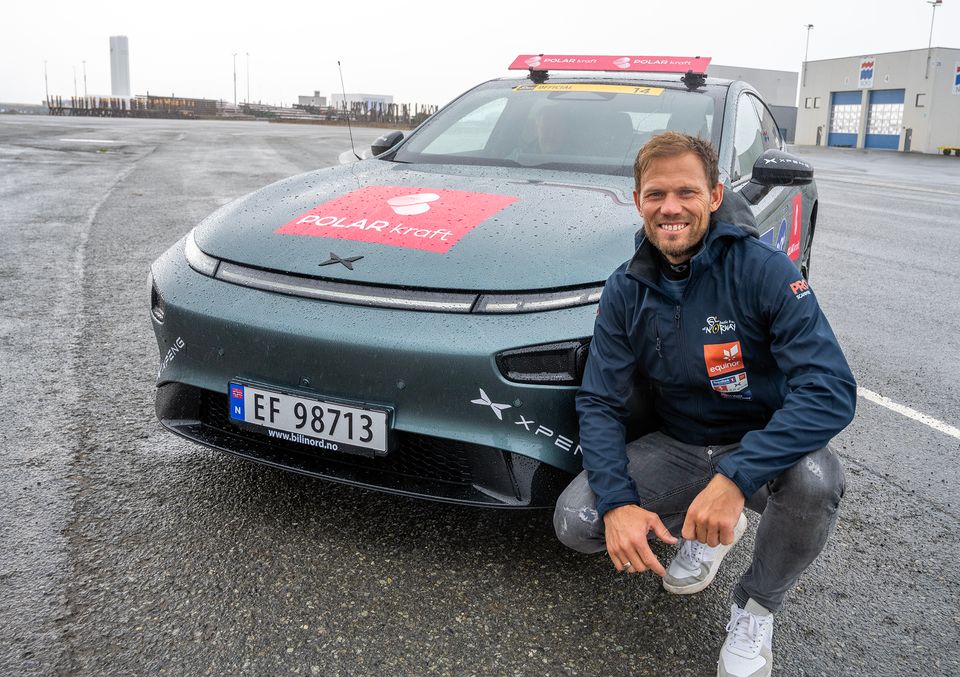 129 electric cars enable the world’s first bicycle race with fully electric support vehicles during the Arctic Race of Norway